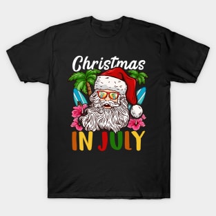 Christmas In July I Put In Bay for a Party Dad design T-Shirt